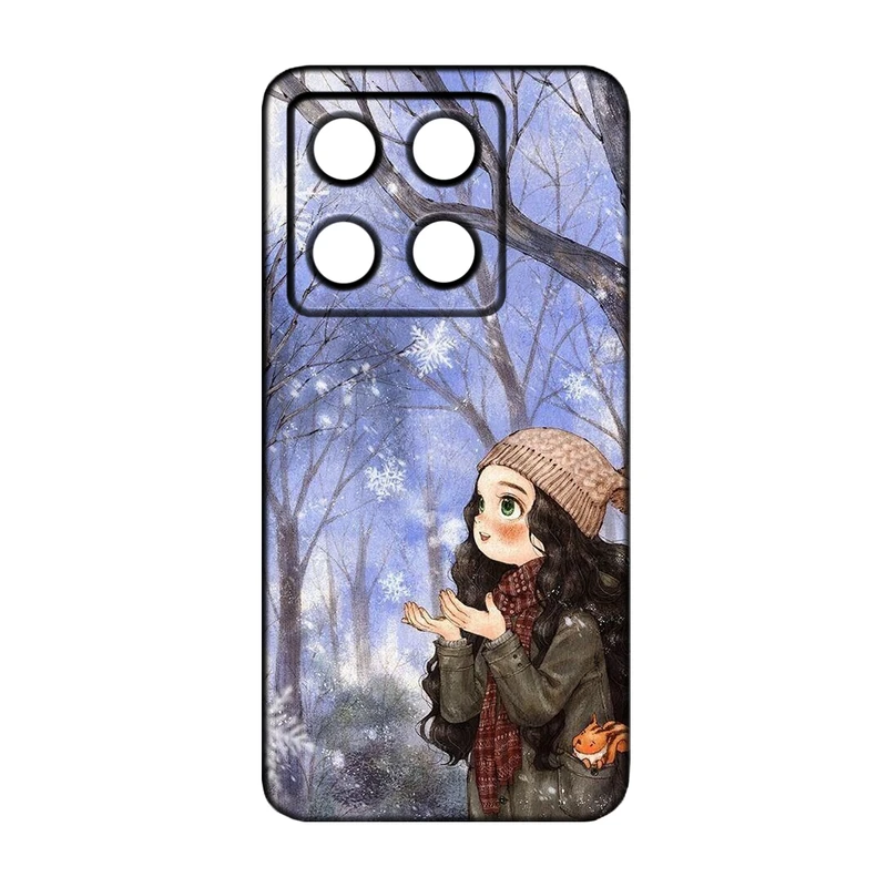 کاور طرح دخترانه کد 170 مناسب برای گوشی موبایل شیائومی 14T Pro