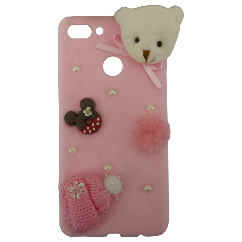 کاور مدل عروسکی کد 55-0 طرح خرسی مناسب برای گوشی موبایل هوآوی Y9 2018