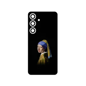 MAHOOT Girl with a Pearl Earring of Vermeer Cover Sticker for Samsung Galaxy S24