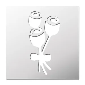 شابلون دکو رستا مدل گل کد S271