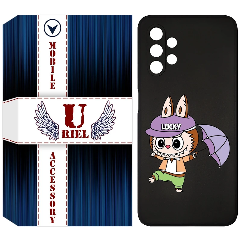 کاور یوریل قاب مدل KSH کد 125 طرح عروسک لبوبو مناسب برای گوشی موبایل سامسونگ Galaxy A13 4G