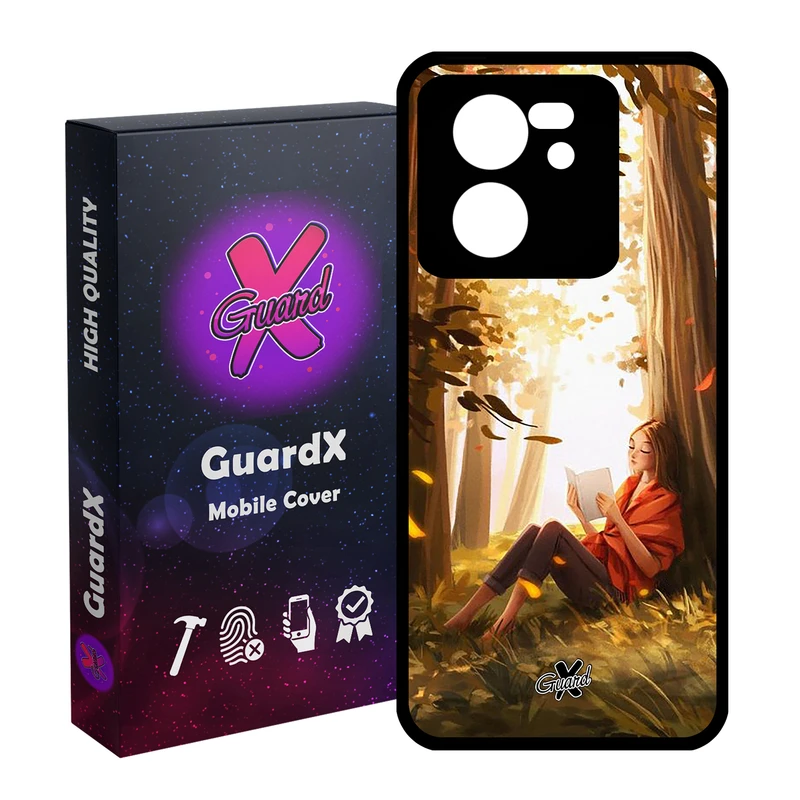 کاور گارد ایکس طرح دختر مدل Glass10276 مناسب برای گوشی موبایل شیائومی 13T/13T Pro/Redmi K60 Ultra