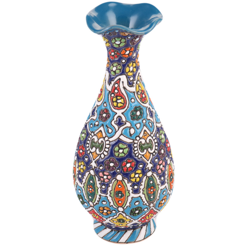 گلدان میناکاری سفالی مدل Ap-100891