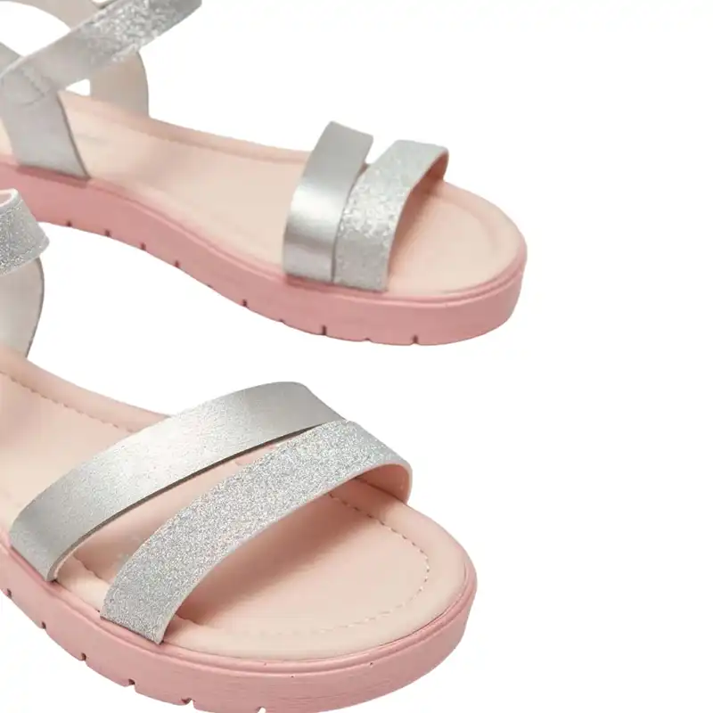 صندل زنانه ال سی وایکیکی مدل دوبند شاینی