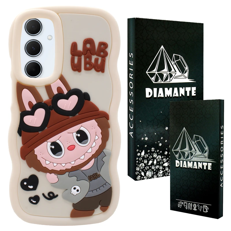 کاور دیامانته مدل Cream Bk مناسب برای گوشی موبایل سامسونگ Galaxy A55