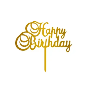 تاپر کیک تولد مدل happy birthday کد H10