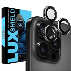 محافظ لنز دوربین فلزی لوکس شیلد مدل هشت ضلعی مناسب برای گوشی موبایل اپل IPhone 14 Pro / 14 Pro Max