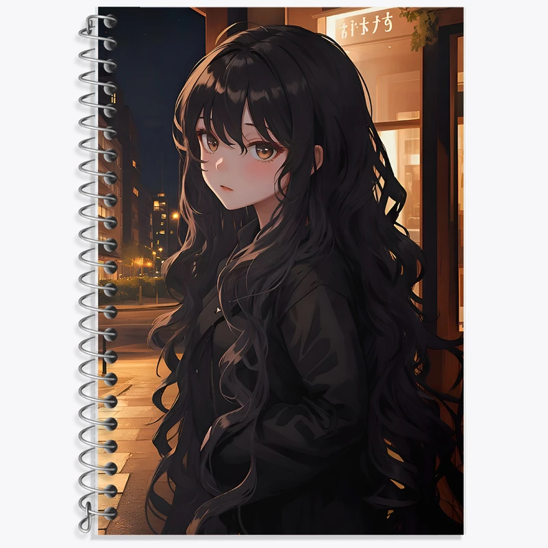 دفتر زبان 50 برگ خندالو مدل دو خط طرح دخترانه کد N4326