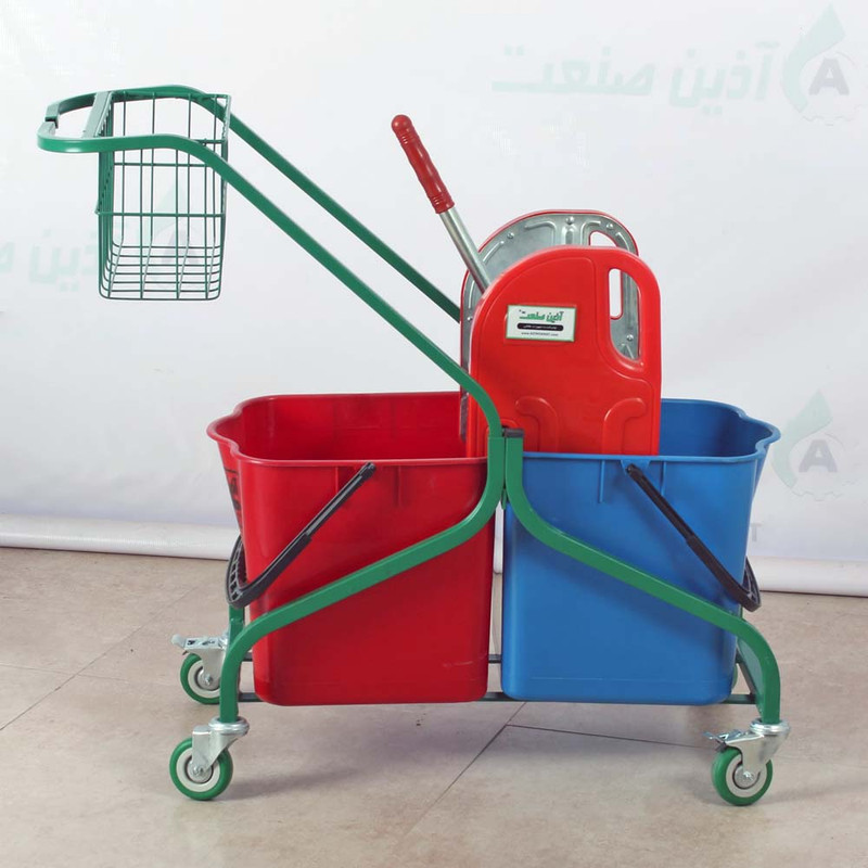 ست سطل و زمین شوی آذین صنعت مدل 3330 ست سطل و زمین شوی آذین صنعت مدل 3330