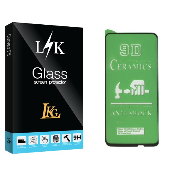محافظ صفحه نمایش 9D ال کا جی مدل LK Glass مناسب برای گوشی موبایل هوآوی Y9 Prime 2019/Y9S/9X