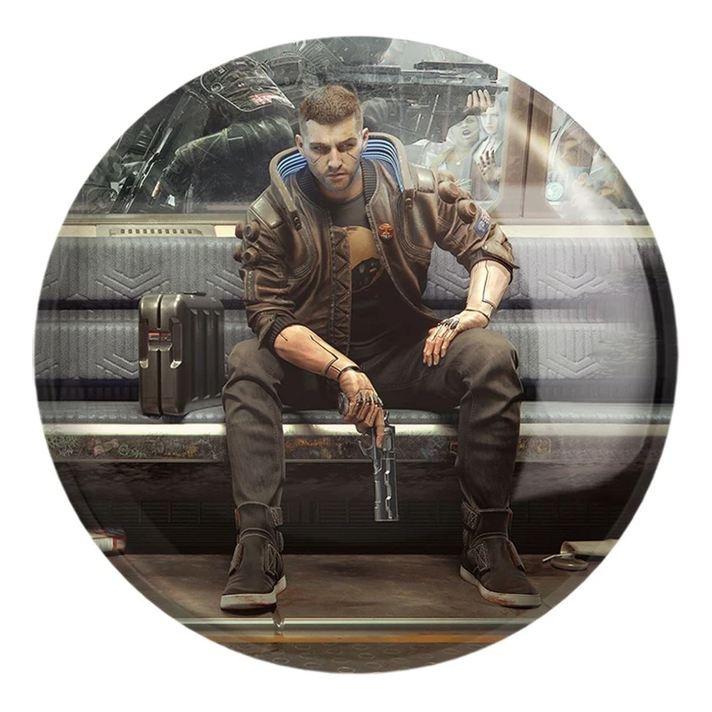 پیکسل خندالو طرح سایبر پانک Cyberpunk کد 30575 مدل بزرگ