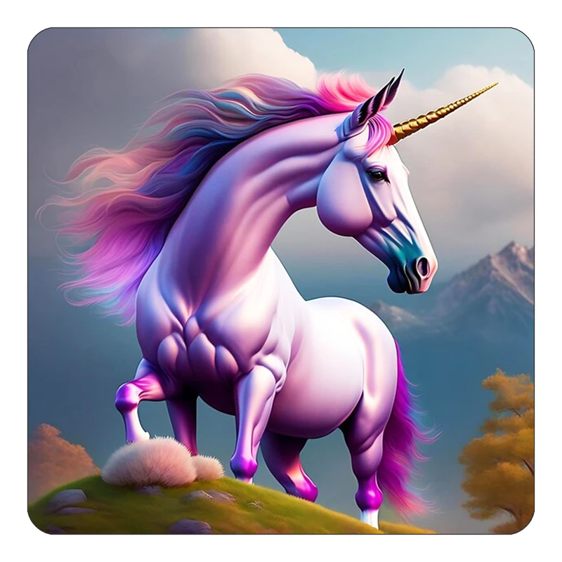 مگنت کاکتی طرح اسب تک شاخ و یونیکورن مدل mp29370