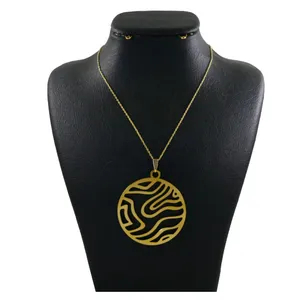 گردنبند نقره زنانه دلی جم طرح دایره   کد D 629
