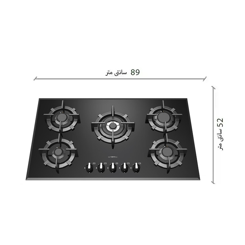 اجاق گاز صفحه ای رابیتس مدل 565