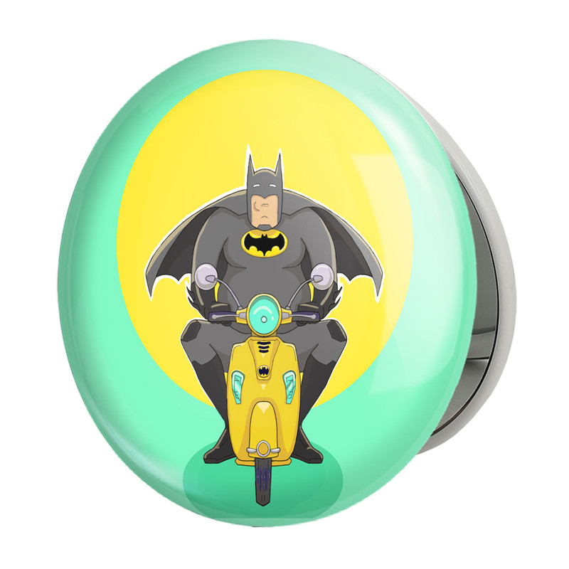 آینه جیبی خندالو طرح بتمن Batman مدل تاشو کد 25821 
