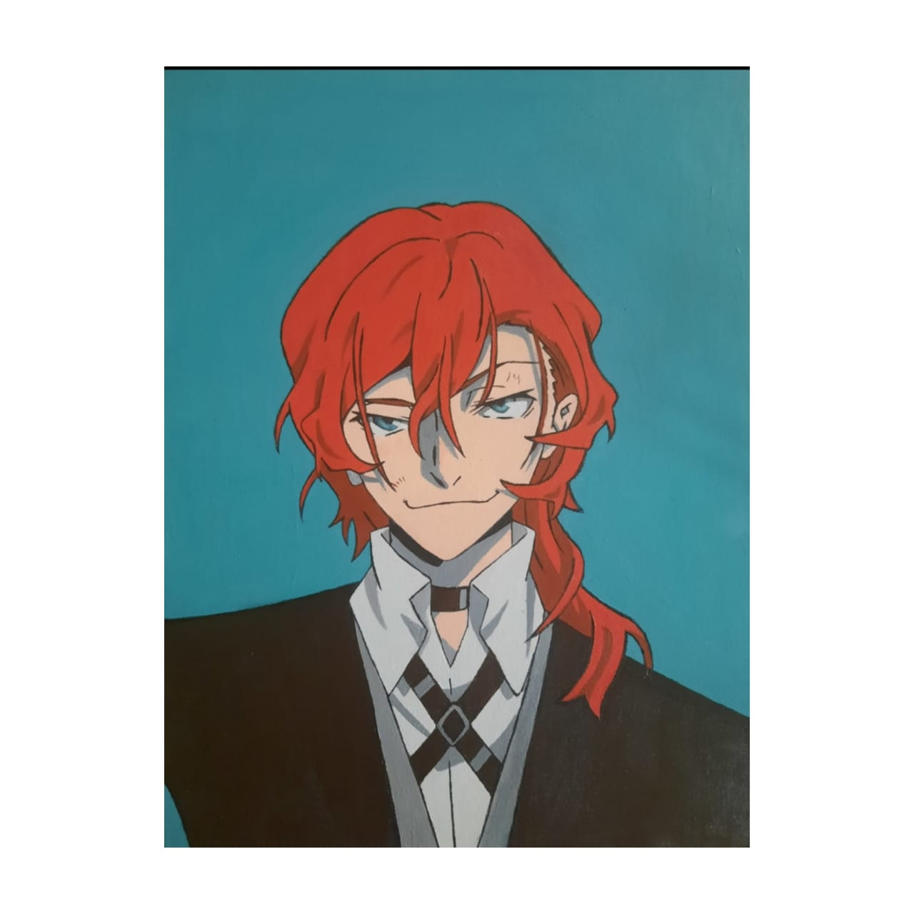 تابلو نقاشی اکریلیک مدل انیمه سگهای ولگرد بانگو