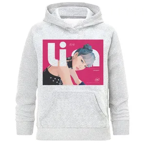 هودی زنانه طرح بلک پینک مدل H477