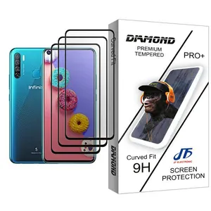 JF Diamond Glass MIX003 Screen Protector For Infinix S5 Pack Of 3