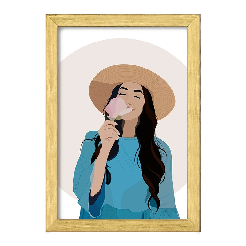 تابلو خندالو طرح مینیمال دخترانه کد 28705