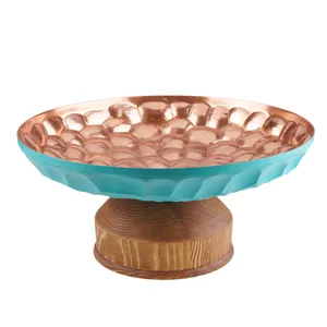 میوه خوری مسی مدل پایه دار مدرن