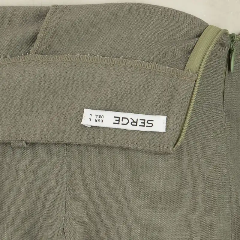 دامن زنانه سرژه مدل 210213 رنگ سبز