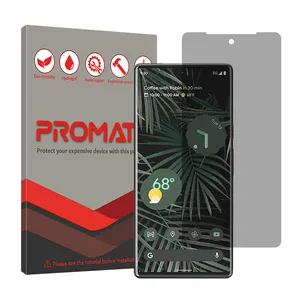 Promate Resistant model privacy screen protector suitable for Google Pixel 6 Pro mobile phone