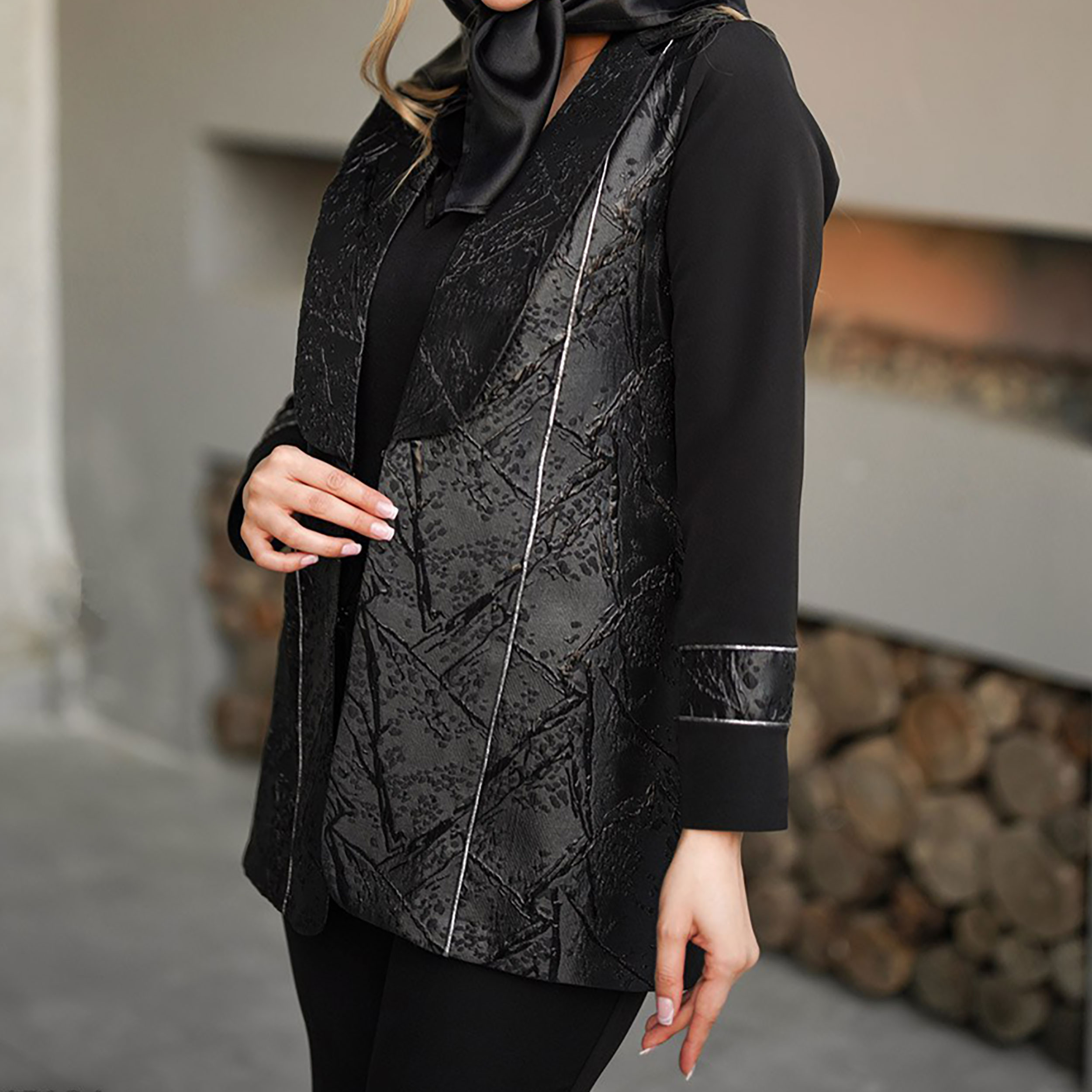 مانتو کتی زنانه السانا مدل صنم کد 145184