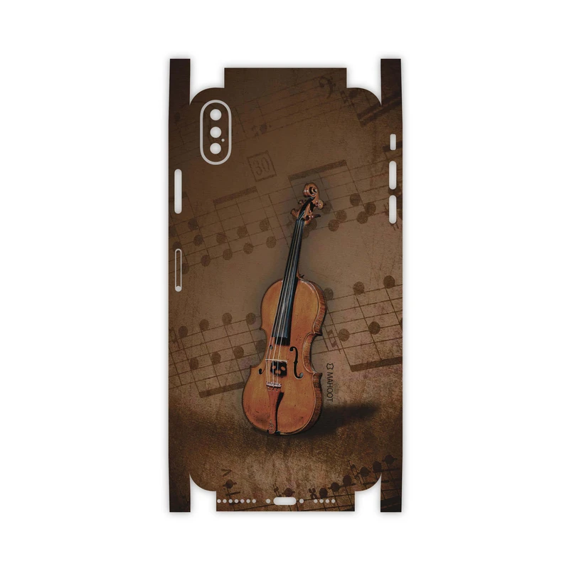 برچسب پوششی ماهوت مدل Violin-Instrument-FullSkin مناسب برای گوشی موبایل اپل iPhone Xs Max