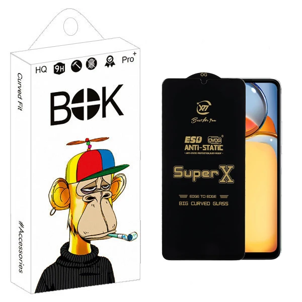 محافظ صفحه نمایش بوک مدل SuperX Pro مناسب برای گوشی موبایل سامسونگ Galaxy A05 / Rm 13C / 13C 5G / 13R / Poco C65 / Poco M6 5G