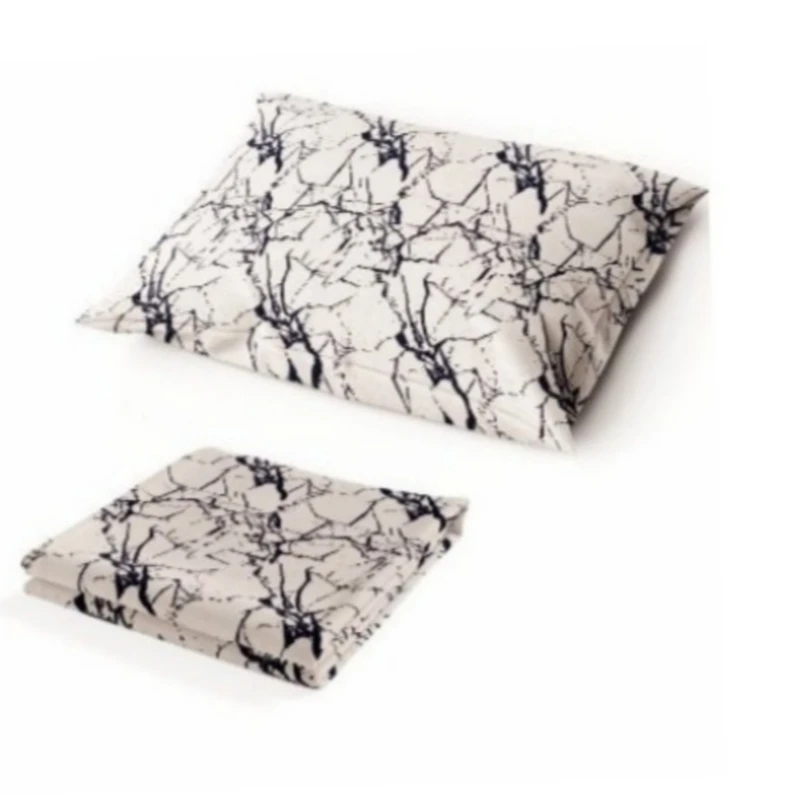 سرویس ملحفه طرح مرمر کد 100 یک نفره دو تکه
