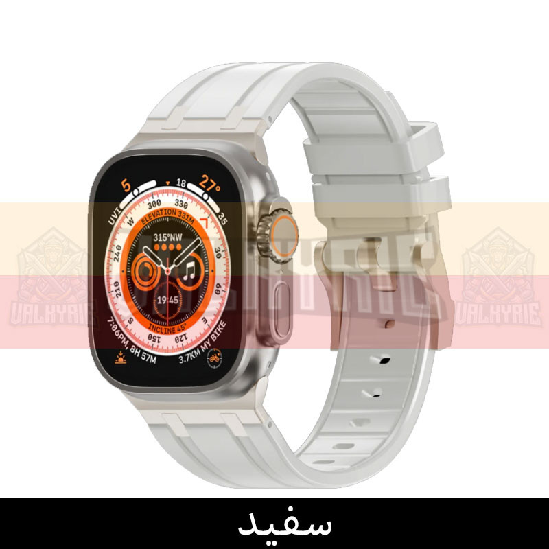 بند والکری مدل Luxury STL Silicone مناسب برای اپل واچ Ultra 49mm / Ultra 2 49mm
