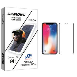JF Diamond glass Screen Protector For Apple iPhone X