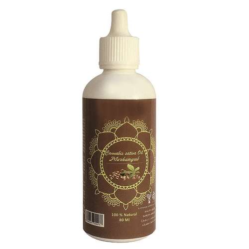 روغن تقویت کننده ابرو و مژه و ریش و سبیل مرهم یاب مدل شاهدانه حجم 80 میلی لیتر 