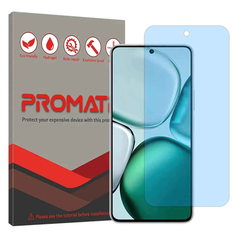 محافظ صفحه نمایش آنتی بلو پرومیت مدل هیدروژلی مناسب برای گوشی موبایل آنر X9c Smart
