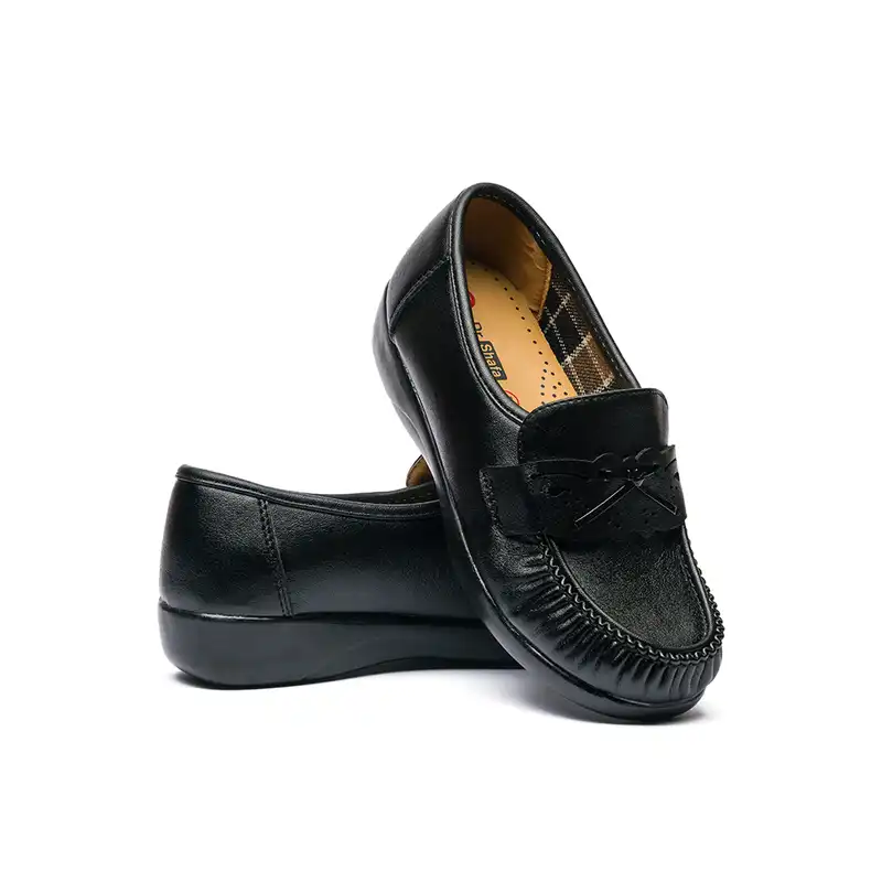 کفش روزمره زنانه مدل مارتین رنگ مشکی