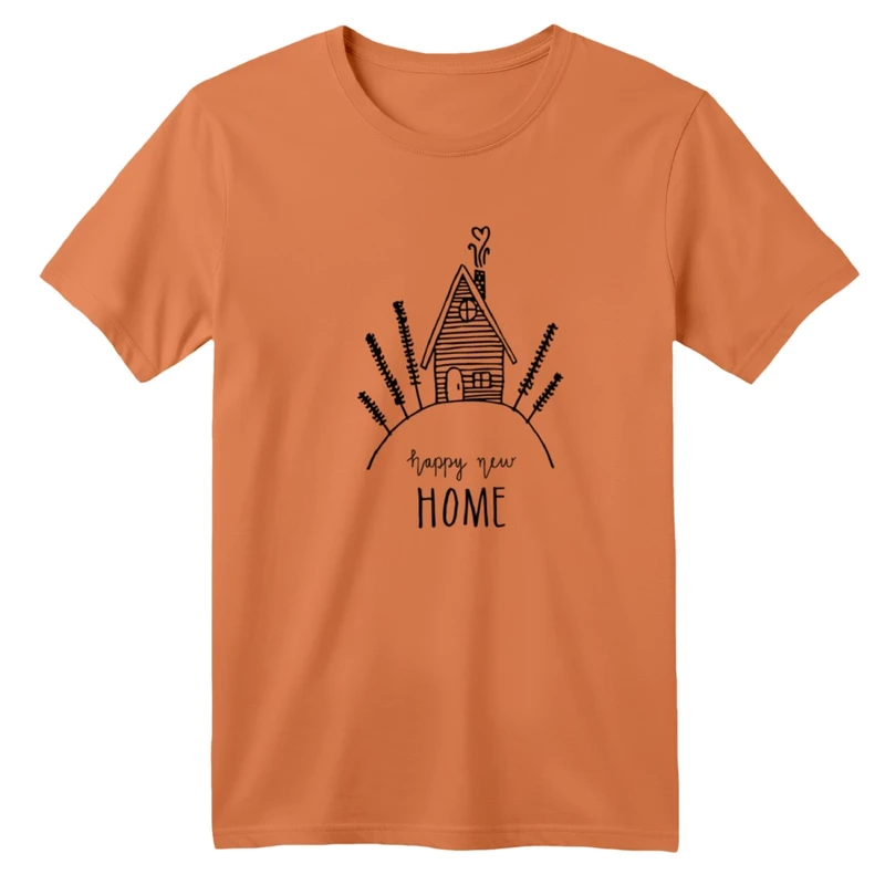 تی شرت آستین کوتاه بچگانه مدل خانه خطی