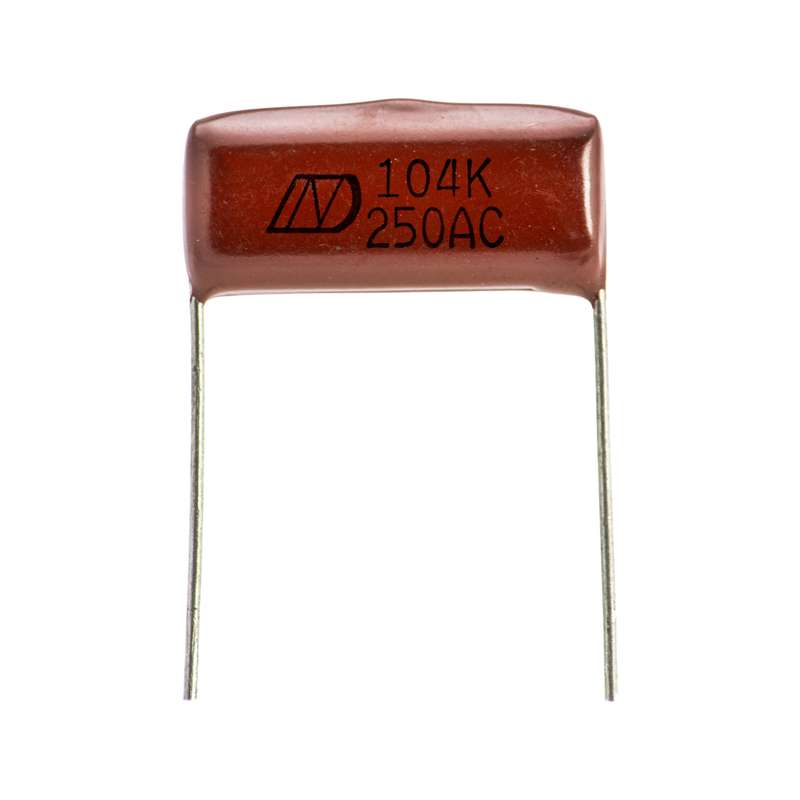 خازن پلی استر 100 نانو فاراد مدل 104j AC بسته 10 عددی