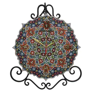 ساعت میناکاری دست نگار طرح فرفروژه