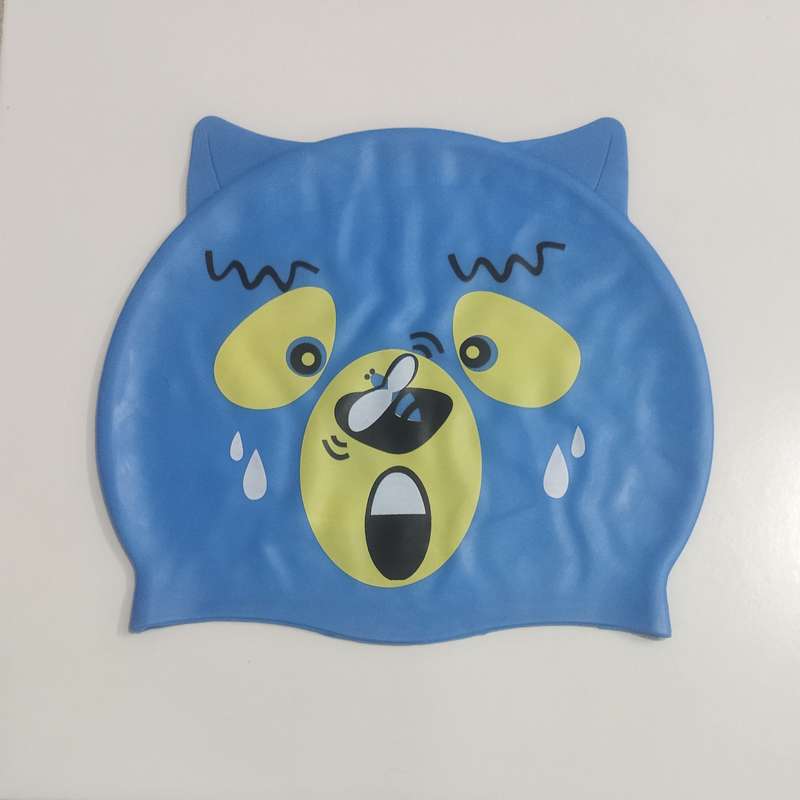 کلاه شنا بچگانه مدل گوشدار عروسکی 