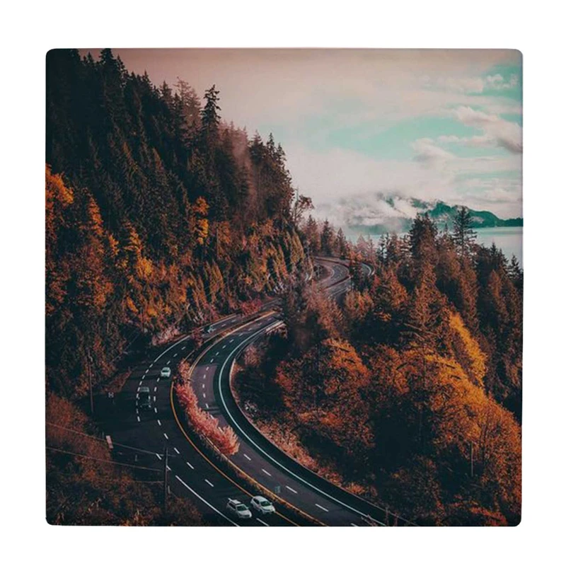  زیر لیوانی  طرح جاده جنگلی کد    5768001_4025