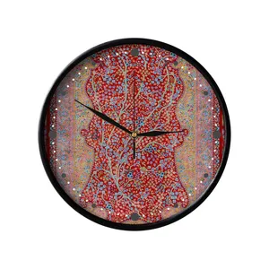 ساعت دیواری مدوپد طرح قالی قم درخت زندگی مدل C-Ghom131