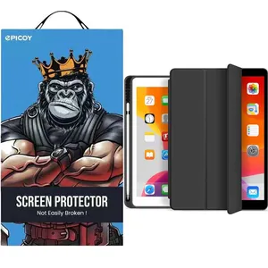 Epicoy Smart Case Series Leather Cover Case For Apple iPad 7-8-9 10.2 inch