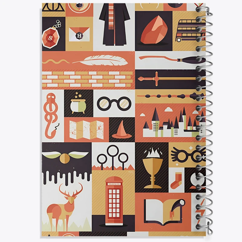 دفتر مشق 100 برگ خندالو طرح هری پاتر (Harry Potter) کد N3145