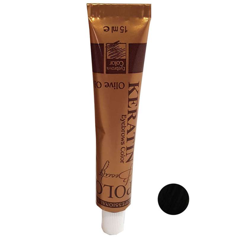 رنگ ابرو پولو بیوتی شماره 2 حجم 15 میلی لیتر رنگ قهوه ای تیره طبیعی رنگ ابرو پولو بیوتی شماره 2 حجم 15 میلی لیتر رنگ قهوه ای تیره طبیعی