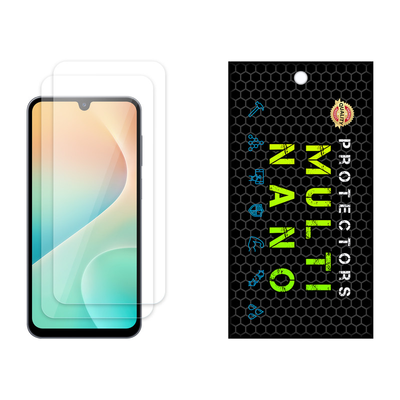 محافظ صفحه نمایش شفاف مولتی نانو مدل X-S2N مناسب برای گوشی موبایل سامسونگ Galaxy M36 بسته دو عددی