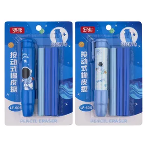 پاک کن اتودی مدل فشاری طرح فضانورد کد 606-LF به همراه یدک بسته 2 عددی