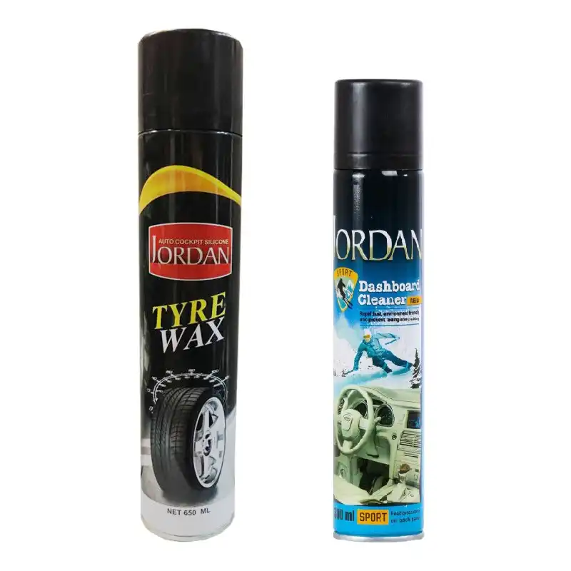 اسپری براق کننده لاستیک جردن مدل M3 حجم 650 میلی لیتر به همراه اسپری خوشبو کننده