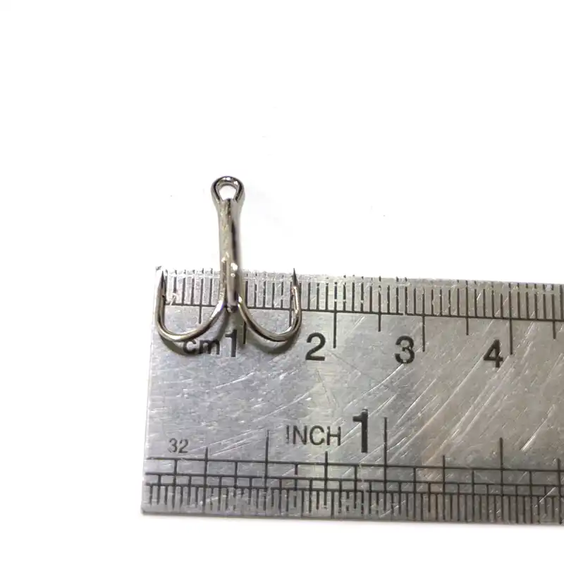 قلاب ماهیگیری مدل سه شاخ فولادی شماره 6 بسته 5 عددی