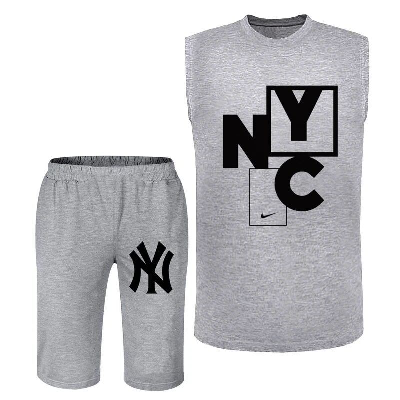 ست تاپ و شلوارک مردانه مدل A52 NY