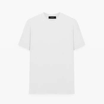 تی شرت آستین کوتاه مردانه گری مدل REGULAR رنگ سفید